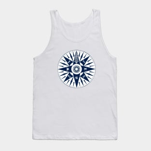 Vintage nautical compass Tank Top